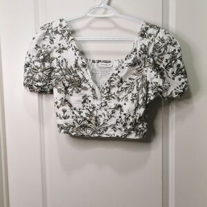 Floral Puff Sleeve Top